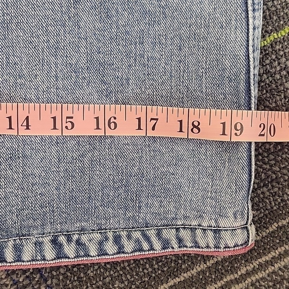 Y2K Blue Jean Pencil Skirt Tommy Hilfiger-Size Med.(vintage Check measurements) - Picture 11 of 13